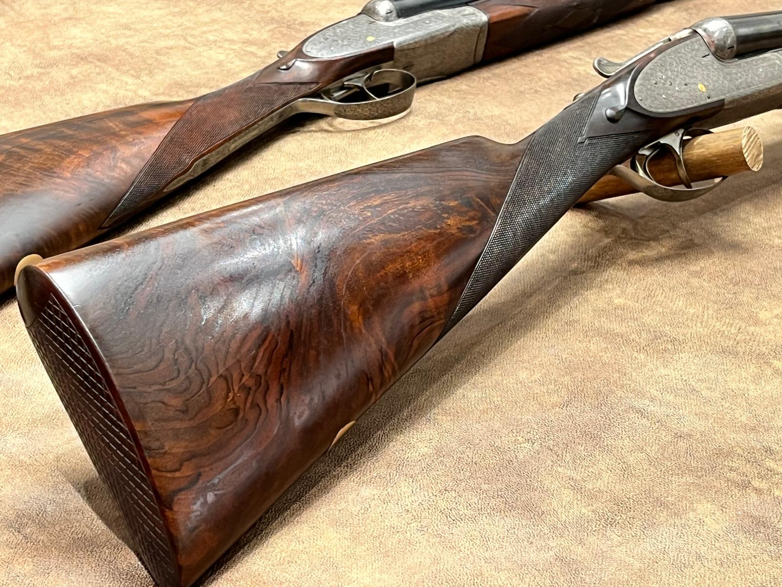 Paire Forgeron Juxtaposé platines cal 12