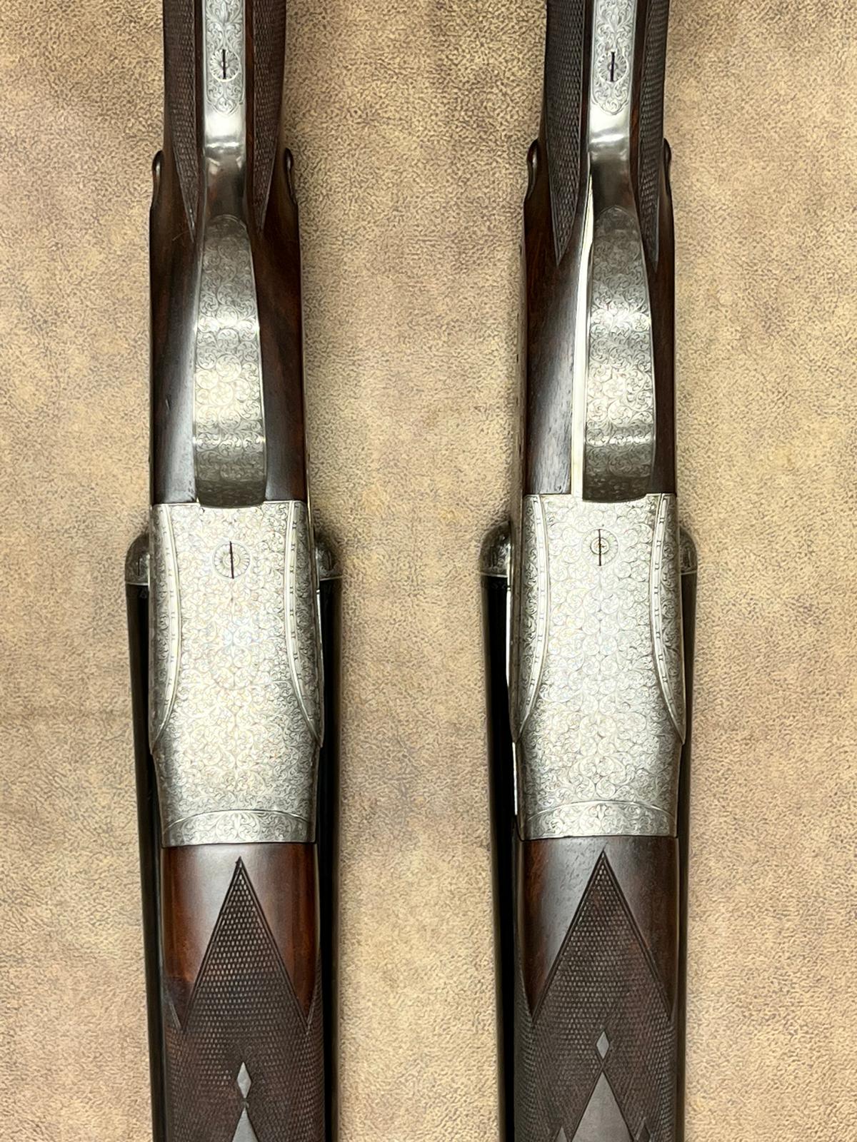 Paire Forgeron Juxtaposé platines cal 12