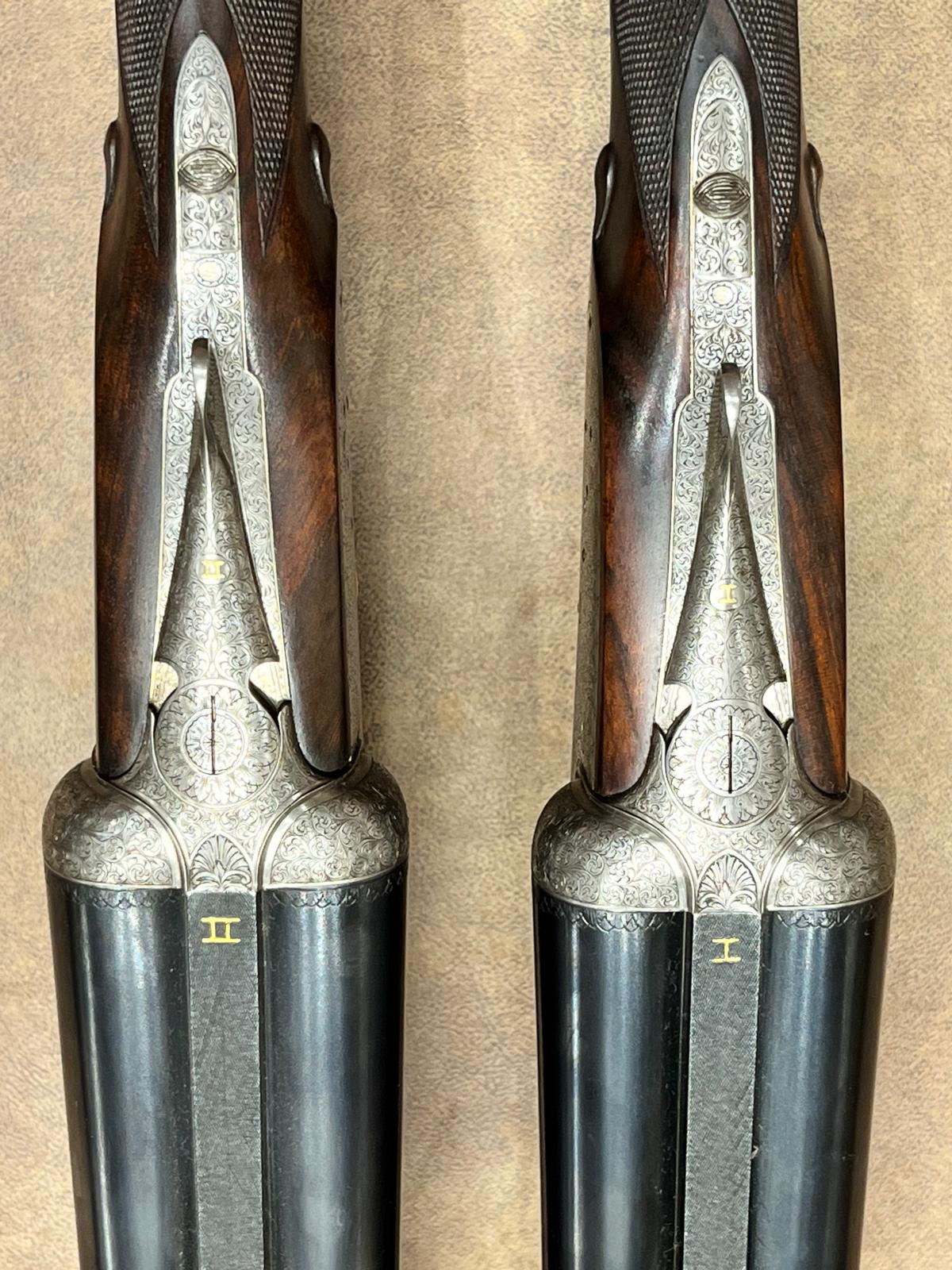 Paire Forgeron Juxtaposé platines cal 12