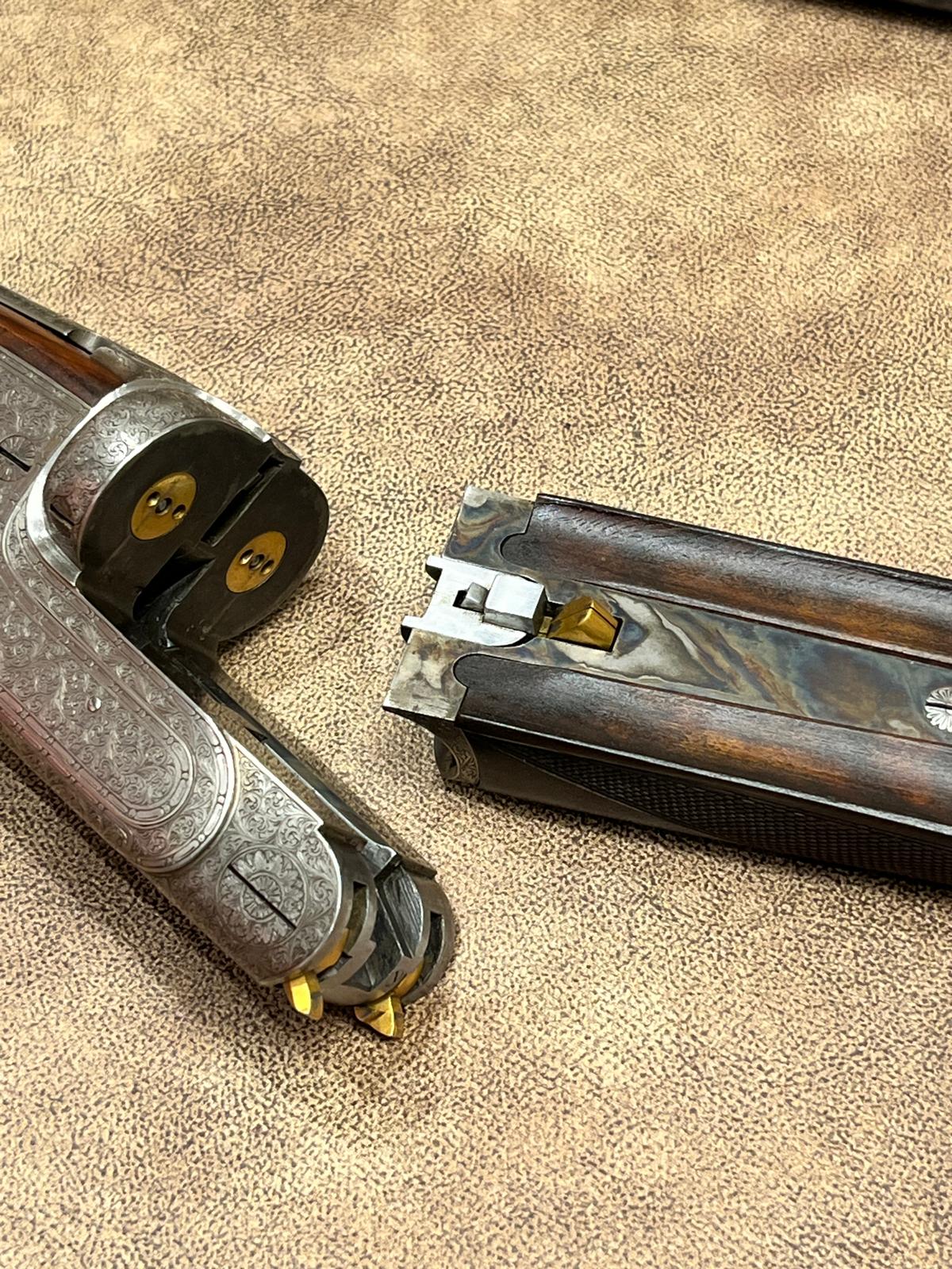 Paire Forgeron Juxtaposé platines cal 12